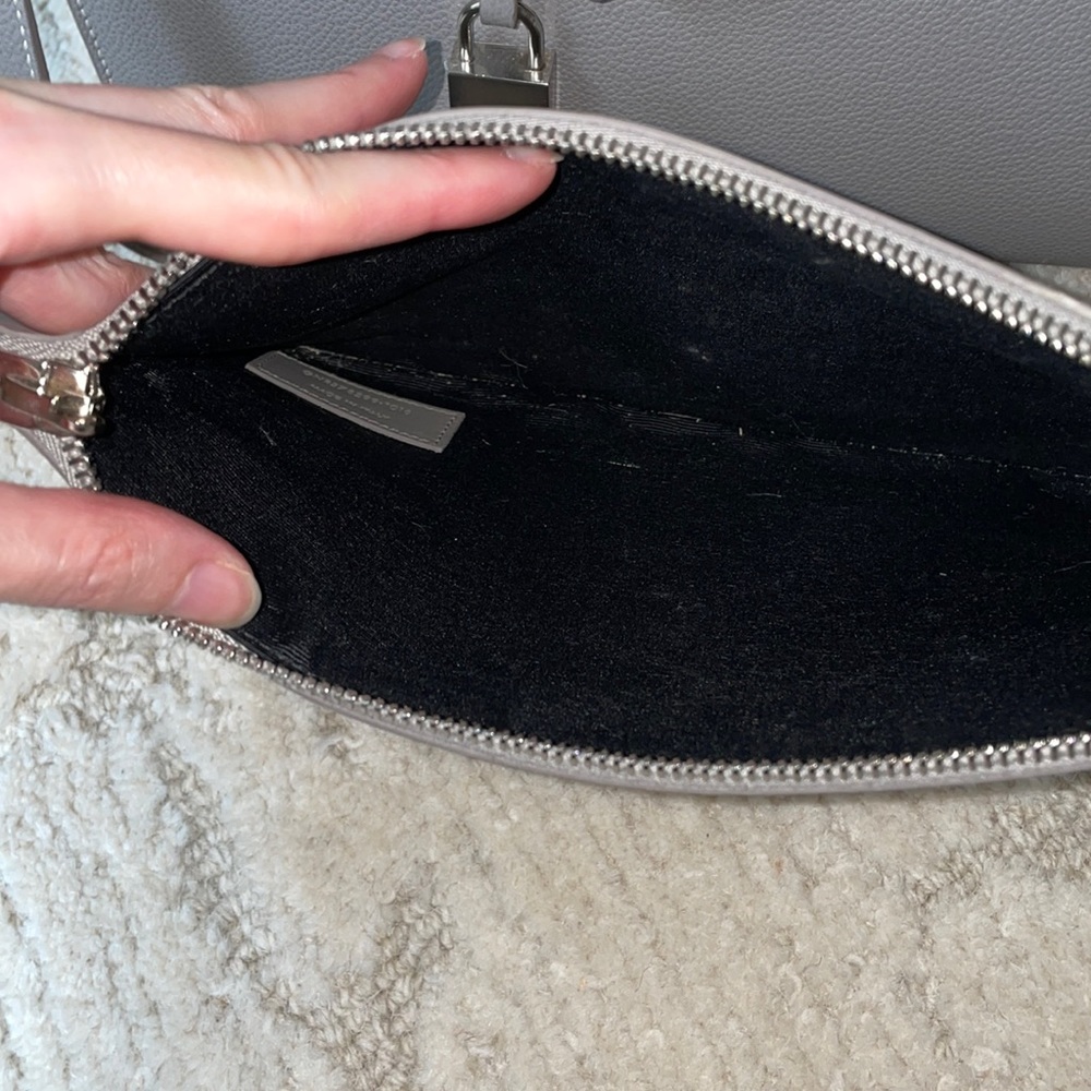 Saint Laurent Grained Calfskin Small Sac De Jour Grey - Picture 10 of 16